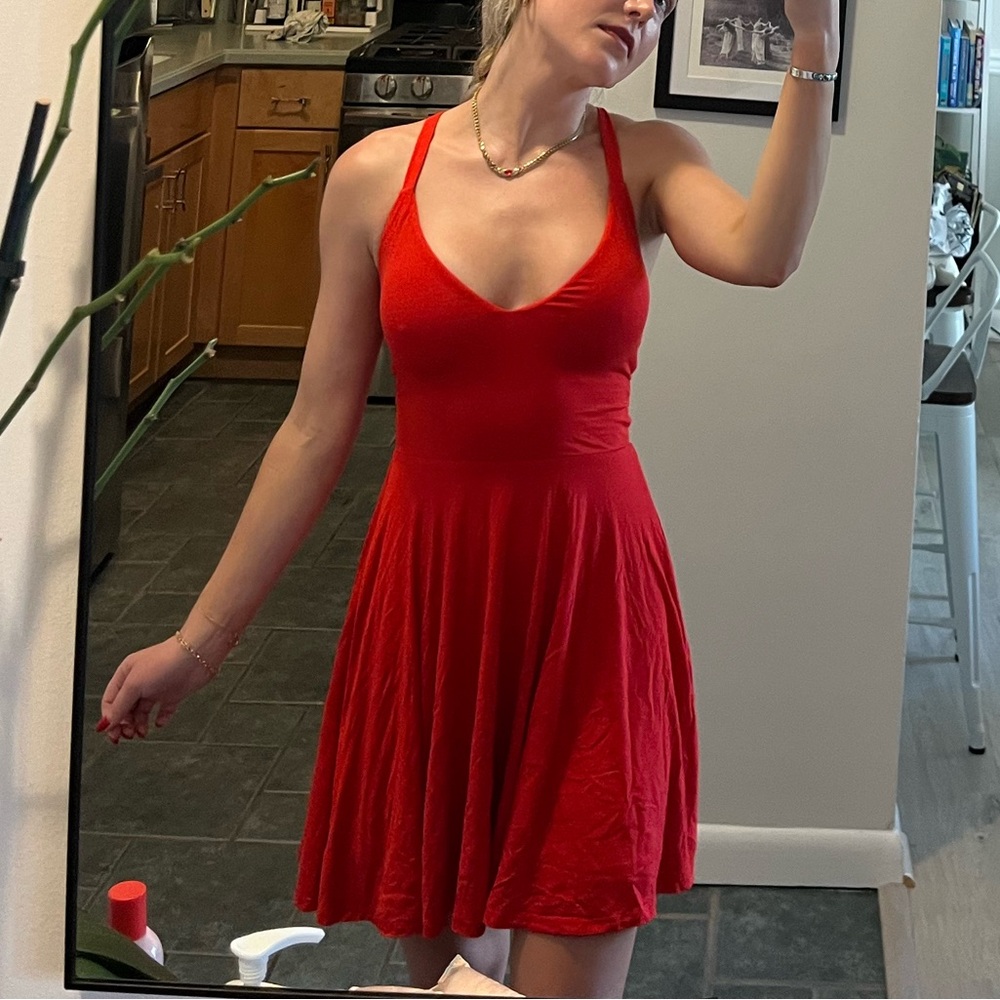 Red Lovers and Friends Dress (worn once!)